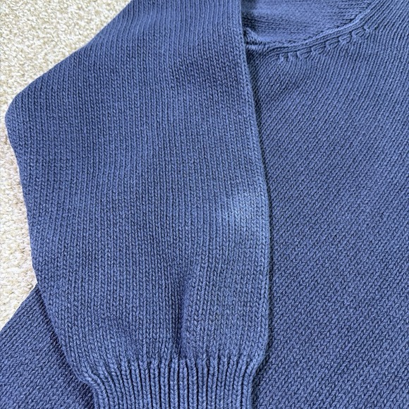 Vtg Polo Ralph Lauren Shawl Collar Military Style Sweater 90s 2XLT Linen Cotton - Picture 6 of 10